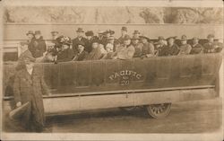 Cliff House Sightseeing Tour Bus Group #186 Postcard