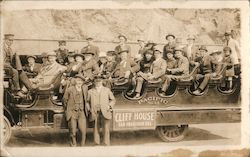 Cliff House Sightseeing Tour Bus Group #187 Postcard