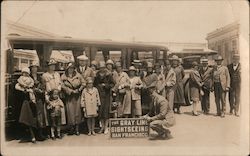 Cliff House Sightseeing Tour Bus Group #197 Postcard