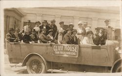 Cliff House Sightseeing Tour Bus Group #199 Postcard