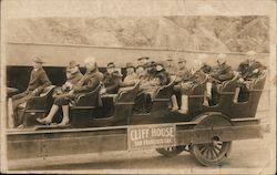 Cliff House Sightseeing Tour Bus Group #211 Postcard