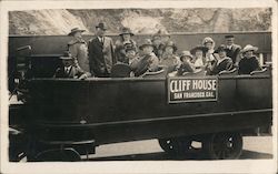 Cliff House Sightseeing Tour Bus Group #217 San Francisco, CA Postcard Postcard Postcard