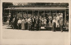 Sightseeing Tour Bus Group #5 Salt Lake City, UT Postcard Postcard Postcard