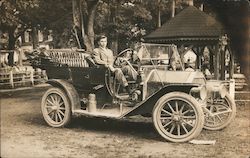 Man in car Cars Postcard Postcard Postcard