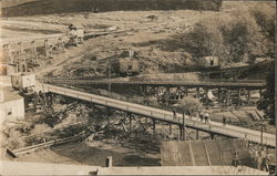 Wagon Bridge & Railroad Bridge Occupational Postcard Postcard Postcard