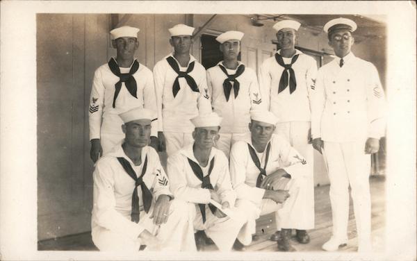 group-of-navy-sailors-postcard