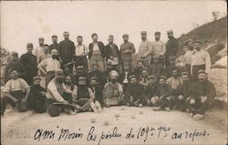 Group of Soldiers, 1915 France World War I Postcard Postcard Postcard