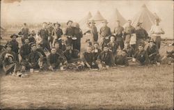 Company F, 2nd Regiment with Mess Kits Postcard