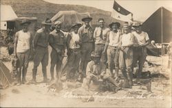 "Cleaning Equipment in the Field" S.A. Flag Army Postcard Postcard Postcard