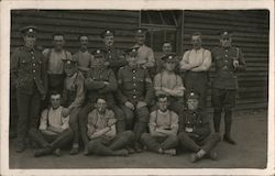 Group of Soldiers, British? UK Military Postcard Postcard Postcard