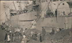 Sailors, Coaling Ship? Postcard