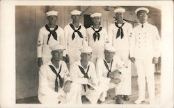 Group of Navy Sailors Postcard Postcard Postcard