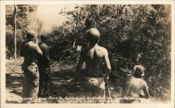 Japanese Land Mine is Harmlessly Exploded on Guadalcanal World War II Postcard Postcard Postcard