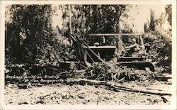 Seabees Building an Airstrip on Bougainville Island Papua New Guinea World War II Postcard Postcard Postcard