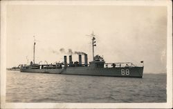 USS Robinson (DD-88) Ships Postcard Postcard Postcard