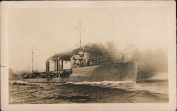 USS Lamson Postcard