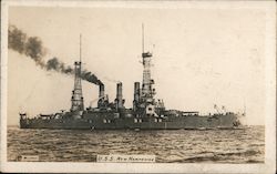 U.S.S. New Hampshire Postcard