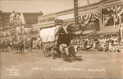 Frontier Days Parade 1937 Cheyenne, WY Out West Photo Postcard Postcard Postcard