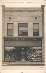 P. S. Boter & Co. Storefront Holland, MI Watson Postcard Postcard Postcard