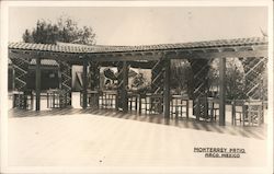 Monterrey Patio Naco, Mexico Postcard Postcard Postcard