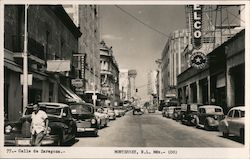 Zaragoza Street Monterrey, Mexico Postcard Postcard Postcard