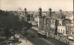 Mexico Ave Hidalgo Mexico City, Mexico Postcard Postcard Postcard