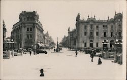 Street Scene, Large City, Mexico or Spain? Postcard Postcard Postcard