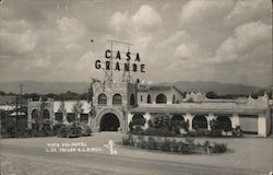 Vista del Hotel C De Valles SIP Mex Postcard