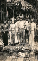 Moro Wedding in the Philippines Postcard