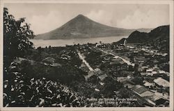 Puebla de Solola, Fondo Volcan, San Lucas y Atitlan Guatemala Central America Postcard Postcard Postcard