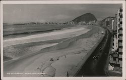 Rio de Janeiro - Praia Copacabana Brazil Postcard Postcard Postcard