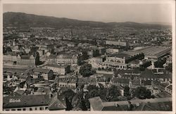 Aerial View of Zurich Switzerland Wehril & Vouge & Co Postcard Postcard Postcard