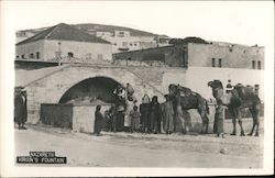 Virgin's Fountain Nazareth, Israel Middle East Postcard Postcard Postcard