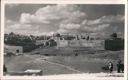 View of City From Jericho Road Jerusalem, Israel Middle East Postcard Postcard Postcard