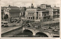 STOCKHOLM Gust. Adolfs torg och Kungl Operan Sweden Postcard Postcard Postcard