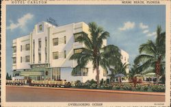 Hotel Carlton Miami Beach, FL Postcard Postcard Postcard