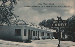 San-Ayre Court Postcard