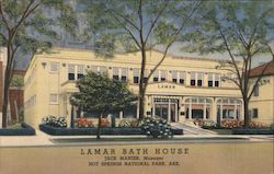 Lamar Bath House Postcard