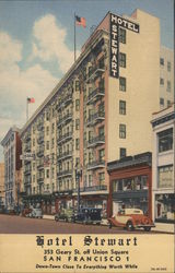 Hotel Stewart Postcard