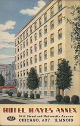 Hotel Hayes Annex, 64th Street and University Avenue Postcard