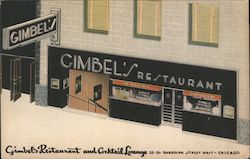 Gimbel's Restaurant and Cocktail Lounge Chicago, IL Postcard Postcard Postcard