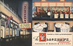 The Blackhawk Restaurant, Randolph at Wabash Postcard