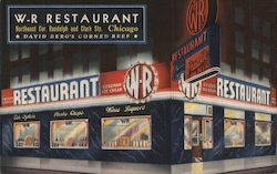 W-R Restaurant Postcard