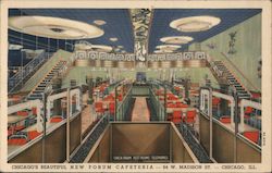 The New Forum Cafeteria, an Atmosphere of Salon Luxury Postcard