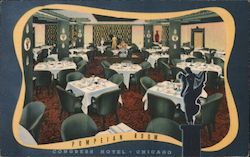 Pompian Room, Congress Hotel Postcard