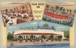 Palm Grove Inn Chicago, IL Postcard Postcard Postcard