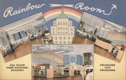 Rainbow Room, 30th Floor National Building Oklahoma City, OK Postcard Postcard Postcard