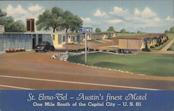 St. Elmo-Tel, Austin's Finest Motel Texas Postcard Postcard Postcard