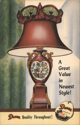 Deena Lamps, A Great Value in Newest Style Advertising Postcard Postcard Postcard