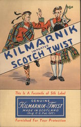 Kilmarnik Woolens, Imported Scotch Twist, Made in Scotland Postcard